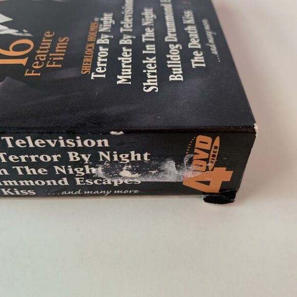 Mystery Classics Sherlock Holmes (DVD, 2005, 4-Disc Set) 16 Feature Films - Picture 12 of 12